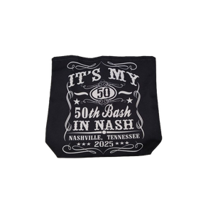 It’s My Nashville 50th Birthday Whiskey Theme Tote Bag