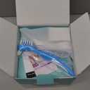 Voraiya Ultrasonic UV Cleaner for Dentures, Aligner, Retainer, Whitening Trays, Night Dental Mouth Guard, Toothbrush Head, Ultrasonic Jewelry Cleaner Machine for all dental Appliances, Diamon (White)