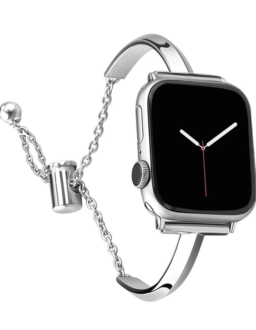 PlusRoc Stainless Steel Band Compatible with Apple Watch Band 38mm 40mm 41mm 42mm 44mm 45mm 46mm 49mm iWatch SE Series 11 10 9 8 7 6 5 4 3 2 1, Slim Versatile Bangle Bracelet PlusRoc Stainless Steel Band Compatible with Apple Watch Band 38mm 40mm 41mm 42mm 44mm 45mm 46mm 49mm iWatch SE Series 11 10 9 8 7 6 5 4 3 2 1, Slim Versatile Bangle Bracelet