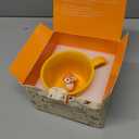 DIHOclub Fox Ceramic Cup Hidden 3D Animal Inside Mug,Cute Cartoon Handmade Figurine Mugs,Holiday and Birthday Gift for Coffee Milk Tea Lovers,12 OZ(Yellow)