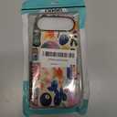 Compatible with iPhone 17 Pro Case 6.3, Cute Patterns Shockproof Protective Aesthetic Phone Case with Stylish Designs for Women Girl, Fish European Collage