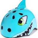 Kids Toddler Bike Helmet, Adjustable and Multi-Sport for Child Boys and Girls, 2 Sizes (Small: 50-54 cm / 19.6"-21.3", Shark)
