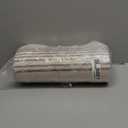 7/8 inches Thick Kitchen Floor Mat, Nordic Style Design Memory Foam Anti Fatigue Mat, Anti Slip Foot Standing Comfort Mat - Cushion, Waterproof Decor (Yellow Linen Plaid, 17.3" x 39" -0.87")