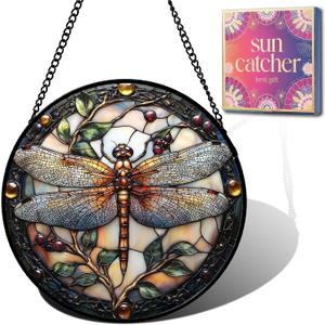 Dragonfly Acrylic Suncatcher Sun Catchers Indoor Window Gifts for Mom 6.3"