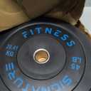 Fitvids " Olympic Bumper Plate Weight Plates with Steel Hub 45LB