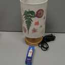 Hortsun Pressed Flower Lamp Vintage Table Small Lamp Cottagecore Decor Boho Night Light Decorative Rustic Night Light for Bedroom, Living Room or Office, Valentine Gift for Women(Modern Style)