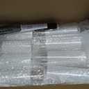 kakoya Flickering Flameless Candles Battery Operated with Remote and 2/ 4/ 6/ 8 H Timer Acrylic Led Pillar Candles Pack of 9 (appr D2.3"xH5.5"6.5"7.5")with Realistic 3D Wick Candles for Home Decor(White)