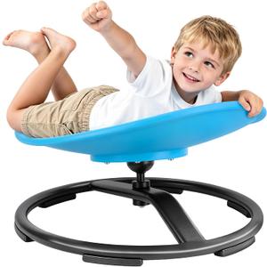 21" L × 19" W Large Size Spinning Chair for Autistic Kids, Ages3+
Autism Sensory Products, Sensory Toys Gifts for Kids with Autism & ADHD, Training Body Coordination, Azure Rounded Shape