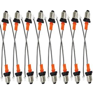 E26 Light Socket Adapter,Medium Screw in Light Socket Pigtail for Led Ceiling Lights Downlight Retrofit Power Adapter (16-Pack)