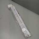 LazBlinds No Tools No Drill 1" Vinyl Mini Blinds, Cordless Blinds for Windows, Light Filtering Horizontal Window Blinds & Shades, 20" W x 36" H, White