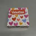 Valentines Day Gifts for Kids Classroom Bear Squishes, School Party Favors Exchange with Cards 24 PCS (Red)