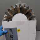 Honiway Boho Wall Decor 12 inch Decorative Mirror with Rustic Wood Sunburst Frame, Perfect for Bedroom, Living Room, Bathroom, Kitchen (Tril Color)