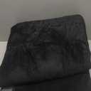 Large Modern Area Rugs for Living Room Bedroom, 4x6 Feet Black Ultra Soft Thickened Memory-Foam Indoor Rug, Comfy Aesthetic Solid Minimalist Carpets for Girls Boys Nursery Dorm Home Decor