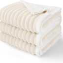 Luciphia Waterproof Dog Blanket for Medium Large Dogs Ultra-Soft Calming Cut Pile Flannel Throw Durable & Warm Furniture Protection for Couch Car Pet Blanket Machine Washable Soft White,M(57''x40'')