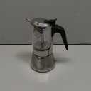 SIXAQUAE Induction Moka Pot, Crystal Glass-top & Stainless Steel Stovetop Espresso Maker, Classic Italian Coffee Maker (160ml)