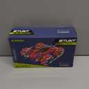 Spider Remote Control Car for Boys, Rechargeable RC Cars Toys with Cool Lights, 2.4Ghz Double Sided Drift RC Stunt Cars, 360Rotating 4WD Off-Road Race Car for 4-6 6-12 Boy Kids Gifts (Red)