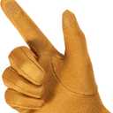 Womens Winter Suede Gloves With Touchscreen Texting Finger Wool Lined Windproof Warm Fashion Dress Gloves