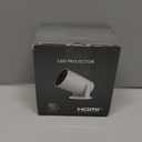 Mini Portable Projector 4K WiFi 6 BT 5.2 Upgraded Portable Projector Full HD Supported for Phone /PC /TV /HDMI /PS5 /Laptop Auto Keystone Home Theater 180 Rotation [Built-in App] White