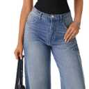 Rooscier Women's Notch V Neck Ribbed Knit Slim Fit Short Sleeve Basic T Shirts Blouse Tops (Black, M)