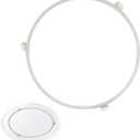 2 x Microwave Turntable Ring for GE Microwaves, WB06X10705 Microwave Roller Ring, Glass Plate Tray Support Holder