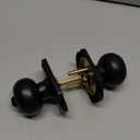 Goldenwarm Oil Rubbed Bronze Door Knobs Interior, Bedroom Door Knob & Bathroom Classic, Bronze Interior Door Knobs 5 Pack