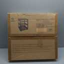 RIVECO 12U Network Rack with Reinforced Top Cover - 4 Post Floor Rack on Wheels for 19" Equipment & Stereo Gear- Including Rack Mount Power Strip & 1PCS 1U Rack Shelf