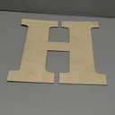 Big Unfinished Wooden Letters for Wall Decor 12 Inch Large Wooden Alphabet Blank Unfinished Wooden Letters for Craft Projects (H,O,M,E)