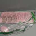 Logitech MK270 Wireless Keyboard and Mouse Combo for Windows, 2.4 GHz, 8 Multimedia Keys, PC, Laptop, Wireless Keyboard Compact Mouse Combo - Rose (1 Pack)