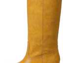 Tarkwa Women's Knee High Boots Chunky Block Heel Long Boot for Women Casual Square Toe Boots Low Heel Women's Boot Dressy Trendy (9)