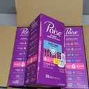 Poise Ultra Thin Incontinence & Postpartum Pads with Wings for Bladder Leaks, 5 Drop Maximum Absorbency, Long Length, 60 Count,