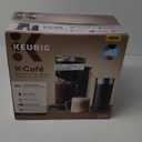 Keurig K-Caf Barista Bar Single Serve Coffee Maker and Frother, with 3 Brew Sizes, Hot and Cold Coffee Capabilities, 2oz Coffee Shot Button, Black