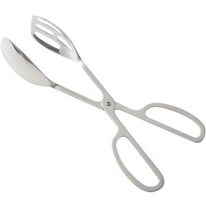 Food Tongs, Heavy Duty Stainless Steel Kitchen Tongs Salad Tongs 10 inch Heat Resistant Small Serving Tongs for Cooking, Grill, Pastry, Sandwich, Ice, Food Bread Dessert (Silver)