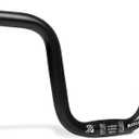 BUCKLOS Mountain Bike Handlebars 25.4mm - 120/160mm Rise MTB Aluminum Alloy Handlebar - 580mm High Rise Bicycle Riser HandleBars for E-Bike Folding Bike Downhill Racing.