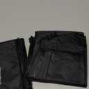 Windshield Snow Cover for Cars, Trucks, Vans - Waterproof, Windproof Winter Frost and Ice Removal Sunshade With Side Mirror Covers (Black)