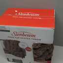 Sunbeam Faux Fur Heated Throw Blanket - Velvety Truffle, 50 x 60 in