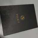 VULKIT Vintage Leather Tirfold POP UP Wallet RFID Protected, Coffee Brown