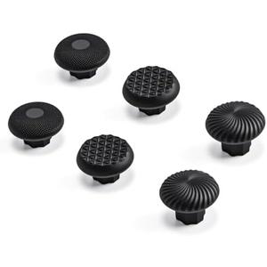 Replacement Thumbstick Caps for PS5 Dual Sense Edge Controller, Adjustable Thumb Stick Grips for PlayStation 5 Pro Elite Controller with 6 Analog Joysticks
