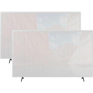 2 Pack Foam Flat Screen TV Cover for Moving Fits Up to 65''W x 36''H TV Display Screen Protector for Protection During House Moving, Storing, Painting or Home Renovation Packing Cushioning Supplies