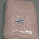 Pink Toddler Bedding Sets for Girls, 4 Pieces Floral Embroidery Toddler Bed-in-a-Bag Includes Soft Comforter, Flat Sheet, Fitted Sheet and Envelope Pillowcase
