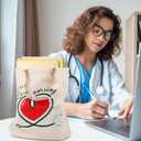 Kolewo4ever 16 Pieces Nurse Appreciation Gifts Nurses Week Gifts Tote Bags Nurse Graduation Retirement Canvas Tote Bags Shopping Bag Shoulder Bag Gift for Women Nurses Supplies