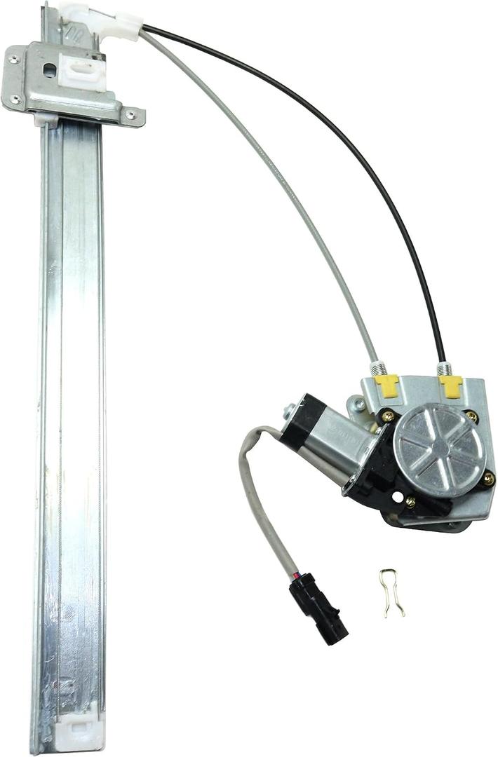 JC Whitney Window Regulator Rear, Passenger Side Compatible with Jeep Liberty 2002-2006 RH, Power, w/Motor, Ball Stud Style, w/Spring Clip, To 11-10-05 JJ491707
