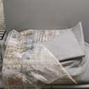 UERMEI Area Rug for Living Room: 10x14 Washable Neutral Abstract Modern Soft Rugs Non Slip Indoor Floor Stain Resistant Large Carpet for Bedroom Dining Room Office Nursery - Blue Brown