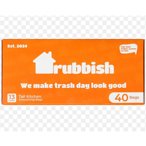 Rubbish Home 13 Gallon Compostable Drawstring Trash Bags (40 CT)
8 oz