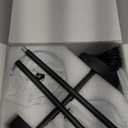 KDG Wireless Wall Sconces Set of 2, Small Cordless 5200mAh Rechargeable Battery LED Wall Lamps, Stepless Dimming Lightings for Wall Painting, Living Room, Bedroom, Hallway, Gifts, Night Light (Black) ((Small) L4.5  H13  D6.5 inch)