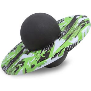 Pogo Ball for Kids, Pogo Stick Pogo Jumper for Boys and Girls, Up to 160 lbs, Gift for Kids, Toys for Boys and Girls, with Pump and Strong Grip Deck (Black)