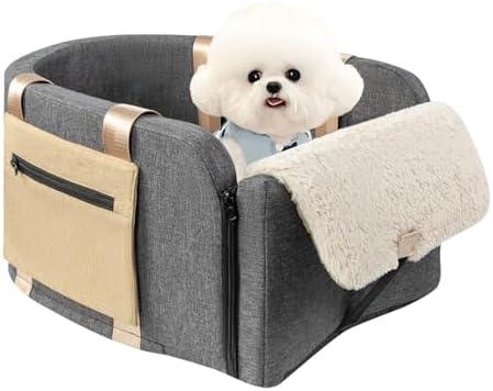 Cathpetic Large Console Dog Car Seat - Truck Dog Booster Seats for Big Console Vehicles Large Space for Dogs UP to 18lbs, Pretty Sturdy Pet Car Seat Designed for Pickup and Trucks Cathpetic Large Console Dog Car Seat - Truck Dog Booster Seats for Big Console Vehicles Large Space for Dogs UP to 18lbs, Pretty Sturdy Pet Car Seat Designed for Pickup and Trucks