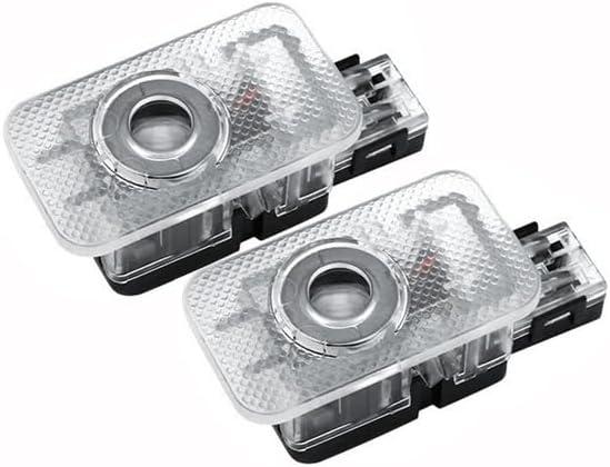 2-Pack Car LED Logo Projector Door Courtesy Shadow Light Compatible with XC90 XC60 XC40 S90 S60 V90 V60 No Fade 4K-HD Car Courtesy Step Welcome Lights