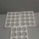 VOHO 36pcs Christmas Tea Lights Candle Holder, Clear Tealight Candle Holder for Gifts, Ribbed Glass Votive Candle Holders Centerpiece Table Decorations(2'' x 1.4'')