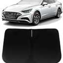 Windshield Sun Shade for Hyundai Sonata 2020-2026, Car Front Window Sunshade with 240T Sun Visor Protector Blocks UV Rays Heat Sun Shield Accessories