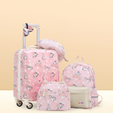 Coolife Kid’s Luggage Set 5 Piece Suitcase Set 16’’ Carry on Hardside Spinner Toddler Luggage Travel Rolling Luggage Girls Boys